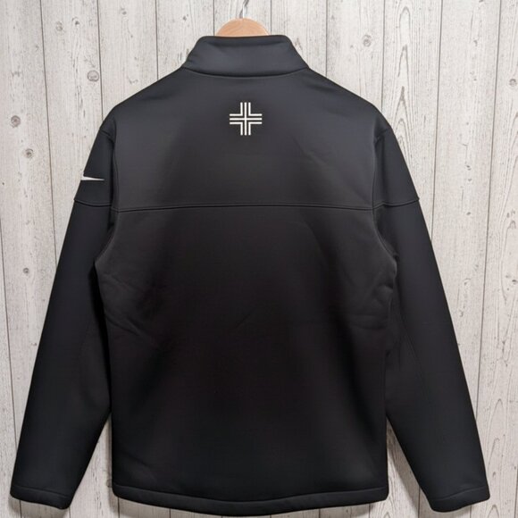 🔥NIKE GOLF Therma-FIT Men's Full-Zip Workout Jacket Black Size (L) Fleece Lined - Picture 3 of 6